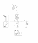 Camshaft Crankshaft Lubrication Piston Rings Connecting Rod Diagram and Parts List for 217807-0393-B1  Briggs and Stratton Engine